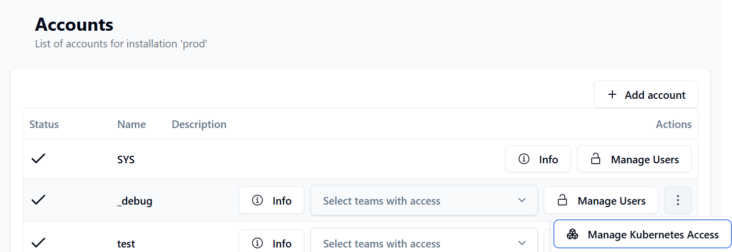 k8s-access-linking